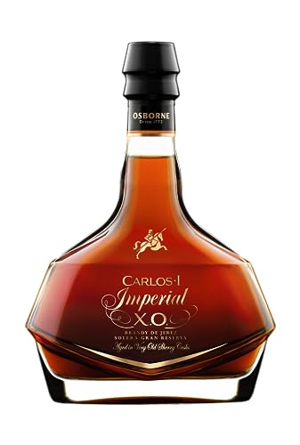 Carlos I Imperial X.O. Brandy de Jerez – Hochwertiger Brandy Sole...