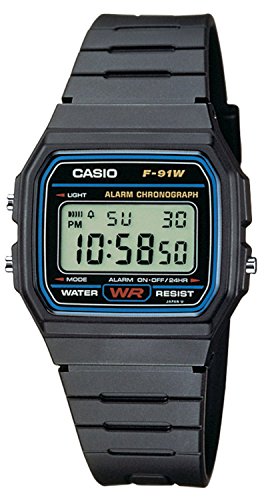 Casio Unisex Watch in Resin Acrylic Glass with Date Display and LED...