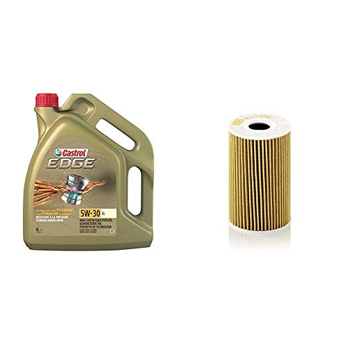 Castrol EDGE 5W-30 LL Motorenöl 5L + MANN-FILTER Ölfilter HU 7008...