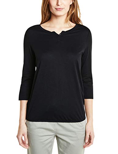 Cecil Damen 313172 Fenja T Shirt, Schwarz (Black), XXL EU...