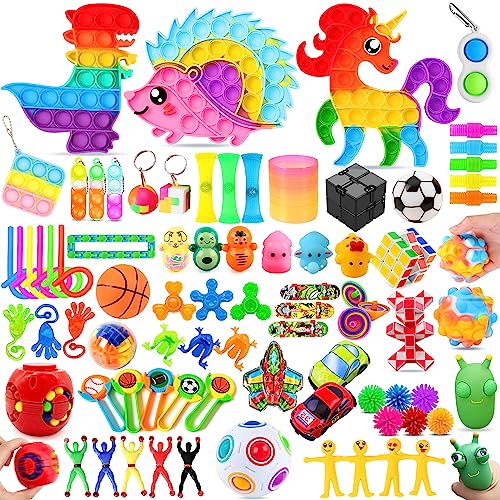 Chennyfun Kit de Juguetes Sensoriales, 80 Pcs Sensory Zappeln Anti ...