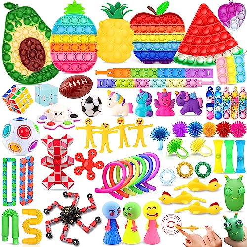 Chennyfun Stressabbau-Spielzeug Set, 62 Pcs Sensory Zappeln Anti St...