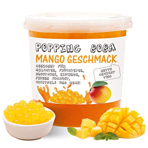 D&O Nature Products Original Bubble Tea Perlen - 490g Boba Pearls M...