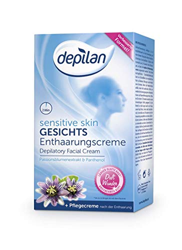 Depilan Gesichts Enthaarungscreme Sensitive- Entfernt Gesichtshärc...