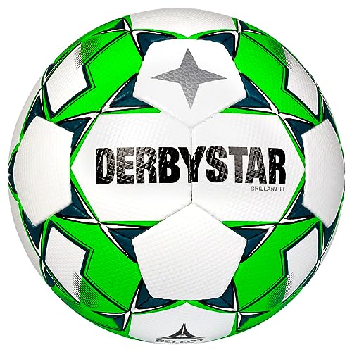 Derbystar Brillant Fußballbälle Weiss Grün Grau 5...