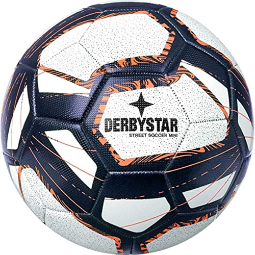 Derbystar Mini Street Soccer Fußballbälle Weiss Blau Orange...