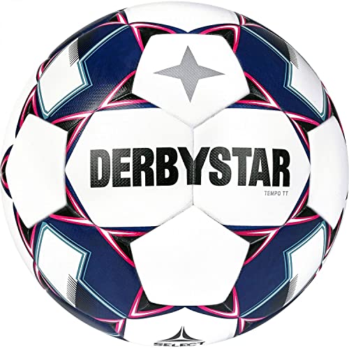 Derbystar Tempo Fußballbälle Weiss Blau 5...