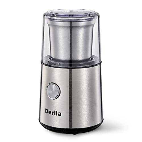 Derlla Kaffeemühle Elektrisch, Coffee Grinder, Gewürzmühle Elekt...