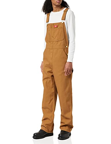 Dickies Herren Latzhose DB100 - Bib Overall,Braun (Rinsed Brown),W3...