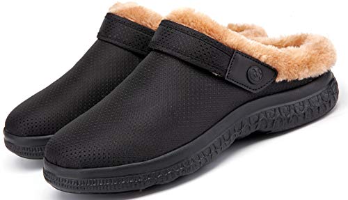 Eagsouni Winter Clogs Hausschuhe Herren Damen Pantoffeln Warme Plü...