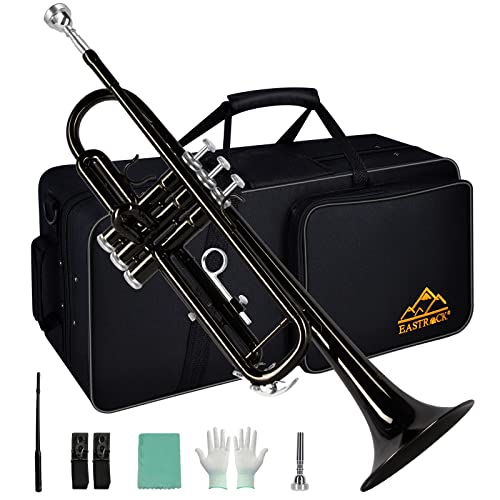 EASTROCK Standard Trompeten Set Standard-Bb-Messing Trompete Mit Ha...