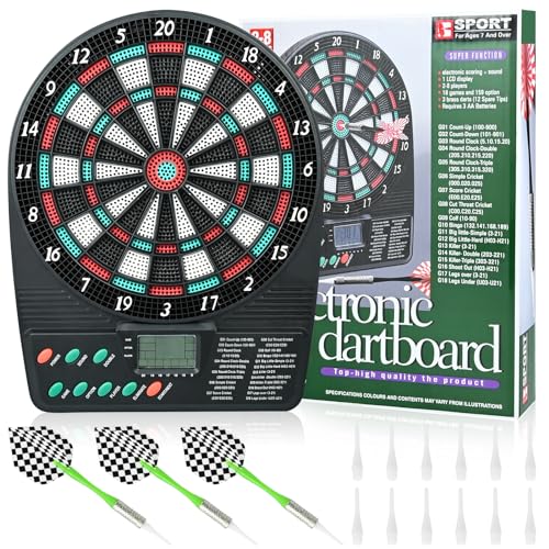 Elektronische Dartscheibe, Elektrische Digitale Dartscheiben mit 3 ...