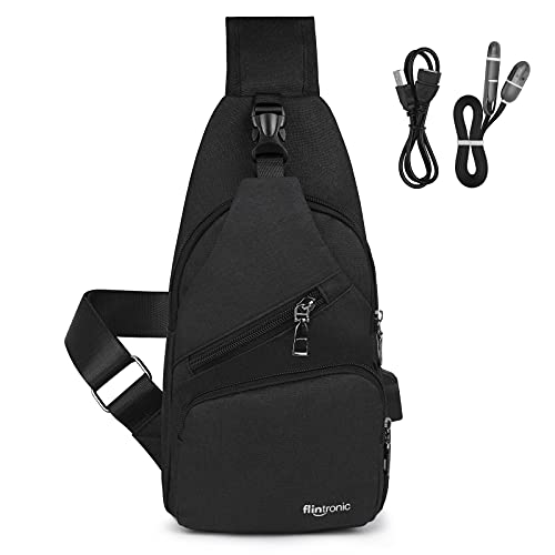 flintronic Brusttasche,Messenger Sling bag mit Verstellbarem,Herren...