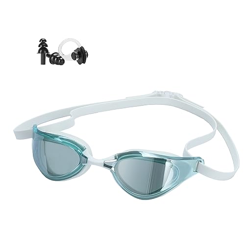 Focevi Schwimmbrille für Herren Damen Anti-Beschlag Blendschutz UV...