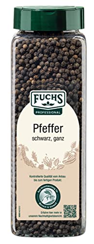 Fuchs Pfeffer schwarz ganz (1 x 500 g) | 500 g (1er Pack)...