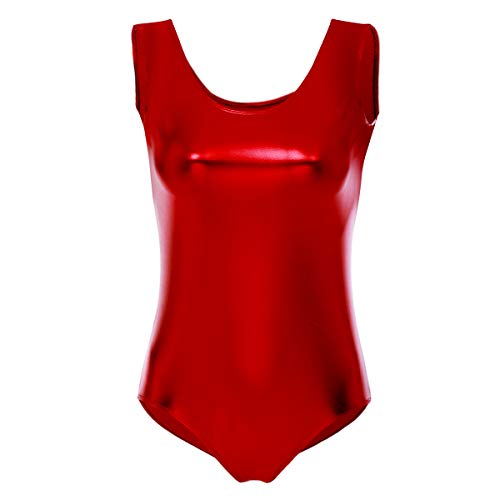 FYMNSI Damen Gl?nzende Ballettanzug Ballettbody Sport Tanz Body Gym...