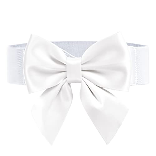 GRACE KARIN Damen Vintage Breiter Gürtel Bow Knot Stretchgürtel K...