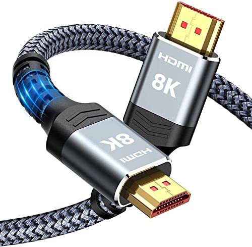 HDMI 2.1 Kabel 2M 8K, 2.1 Snowkids 48Gbps Highspeed 8K@60Hz HDMI Ka...