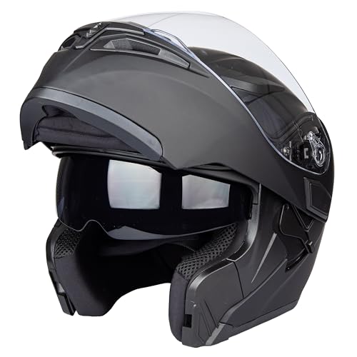 Helm für Motorräder Full-Face Motorcycle Helmet Tragbarer Integra...