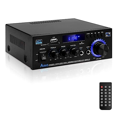 HiFi-Verstärker AK45 Mini Bluetooth Stereo-Audioverstärker Receiv...