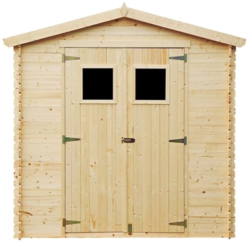 Holzhaus Gartenhaus TIMBELA M369 - Gartenschuppen Holz B236xL226xH2...