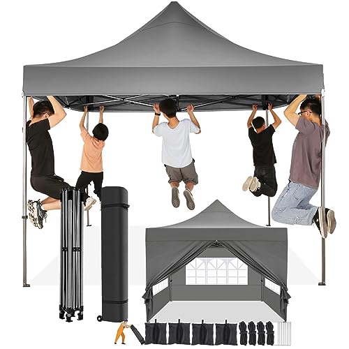 HOTEEL Pavillon 3x3 Wasserdicht Stabil Winterfest mit Seitenwand u ...