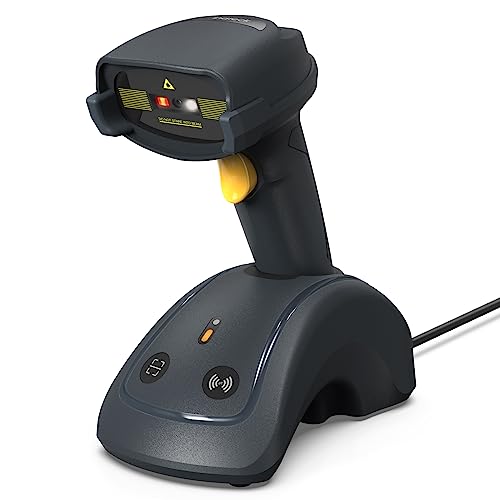 Inateck Wireless Barcode Scanner 2D, QR Code Scanner, Mega Pixel, 2...