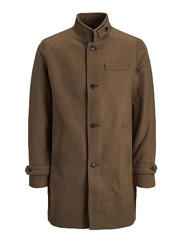 JACK & JONES Herren Jprblamelton Wool Coat Sn Kurzmantel, Dark Coat...