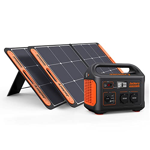 Jackery Solargenerator 1000, 1002WH Tragbare Powerstation mit 2* So...