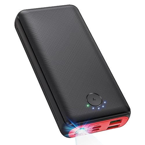 JIGA Power Bank 30000mAh Externer Akku Tragbares Ladegerät USB C P...