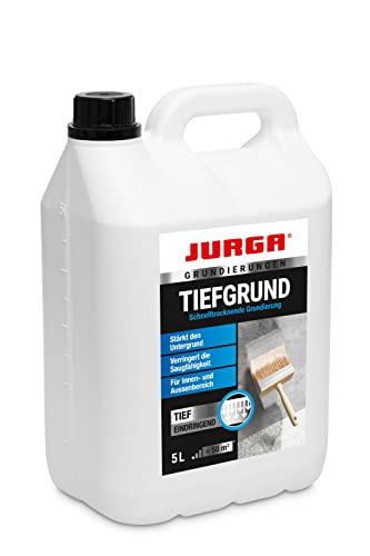 JURGA Tiefgrund LF 5 L - Grundierung für Wand & Boden, Tiefengrund...