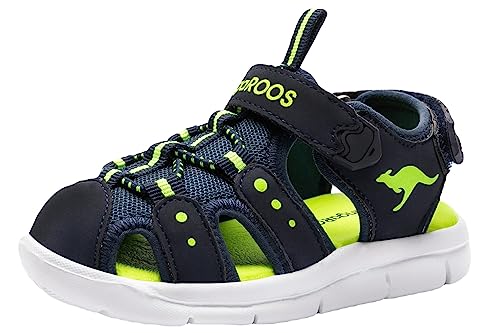 KangaROOS Unisex Kinder K-mini Sandalen, Grün Blau, 30 EU...