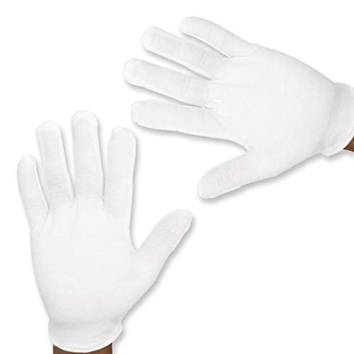 Katara Super Mario weiße Handschuhe aus Baumwolle...