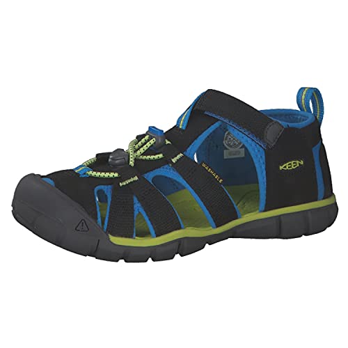 KEEN, Unisex Kinder Seacamp 2 CNX Sandalen , Black Brilliant Blue ,...