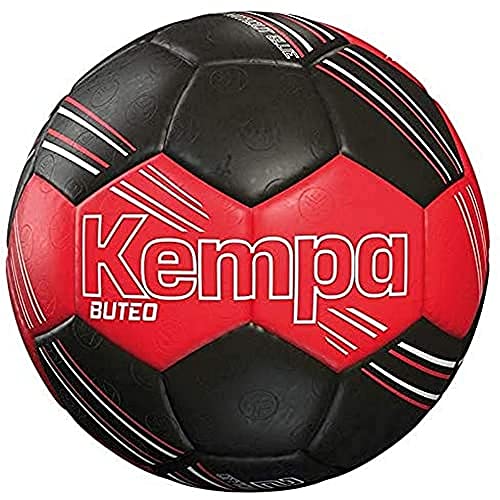 Kempa Buteo Fußballbälle rot schwarz 2...