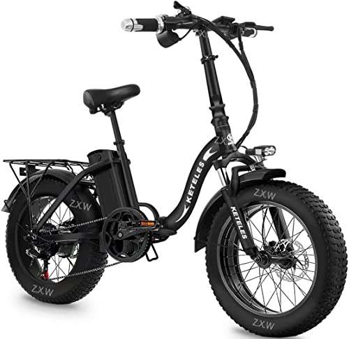 KETELES Klapprad E-Bike Elektrofahrrad 20 Zoll, 48V 35Ah Lithiumbat...