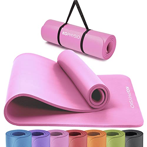 KG Physio Yogamatte Rutschfest - Sportmatte, Gymnastikmatte, Fitnes...