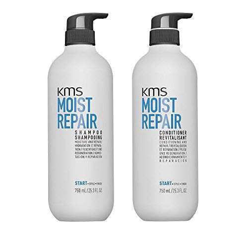 KMS Moist Repair - Shampoo und Conditioner, für trockenes Haar, 75...