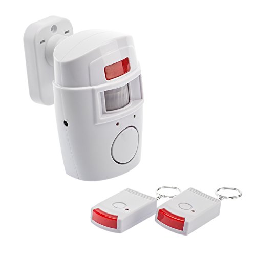 KOBERT GOODS Drahtloser Hausalarm mit Bewegungs-Erkennung mit 2 Inf...