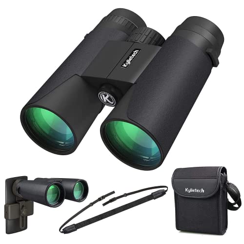 Kylietech Fernglas 12x42 HD Kompakte Ferngläser wasserdicht für V...