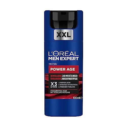 L Oréal Men Expert Gesichtspflege gegen Falten, Anti-Aging Feuchti...