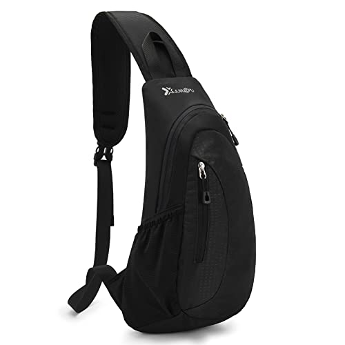 Larkumio Sling Brusttasche Große Kapazität Wsserdicht, Nylongeweb...