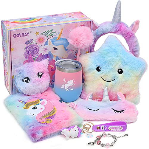 Latocos Einhorn Geschenke für Mädchen 4 5 6 7 8 Jahren Kuscheltie...