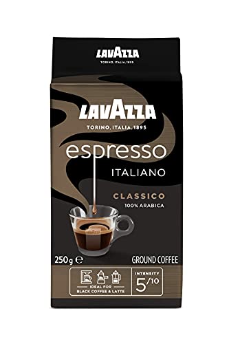 Lavazza, Espresso Italiano Classico, Gemahlener Kaffee, mit Blumige...