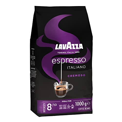 Lavazza, Espresso Italiano Cremoso, Arabica und Robusta Kaffeebohne...