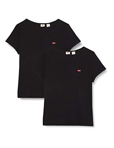 Levi s Damen 2-Pack Tee T-Shirt, Mineral B, M...