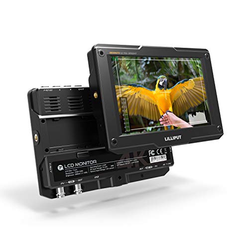 Lilliput H7s 7 Zoll 3G-SDI 1800cd ㎡ On-Camera Field Monitor 4K HD...