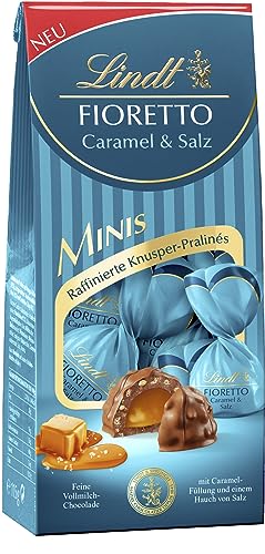 Lindt Schokolade FIORETTO Minis Beutel Caramel & Salz | 115 g Beute...