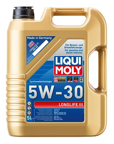 LIQUI MOLY Longlife III 5W-30 | 5 L | Synthesetechnologie Motoröl ...