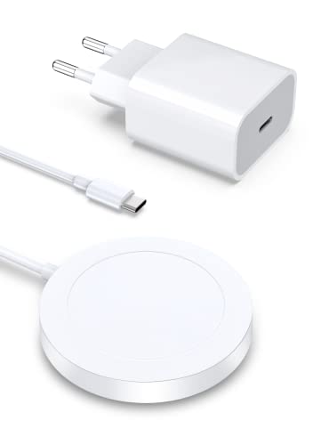 Mag-Safe Ladegerät Wireless Charger für iPhone: Magnet Ladestatio...